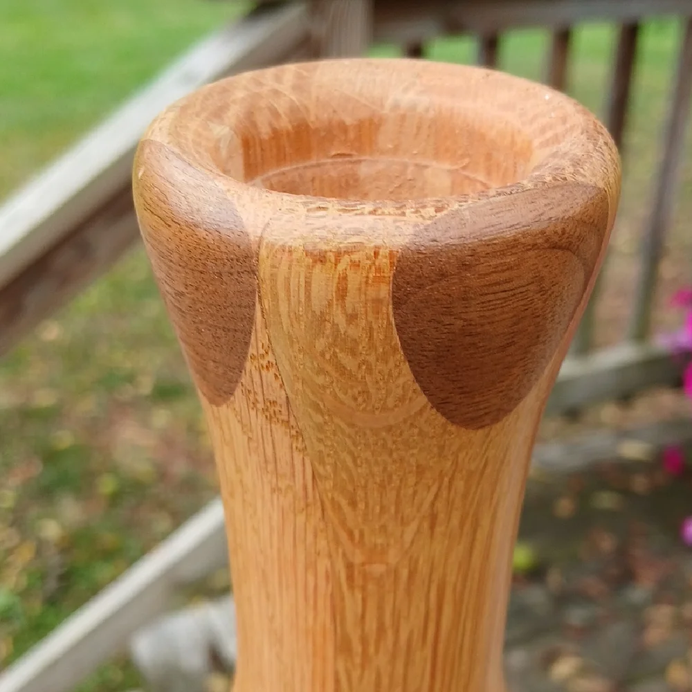 Wood Inlay Vase 10